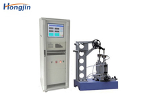 Bicycle crank sprocket assembly fatigue testing machine