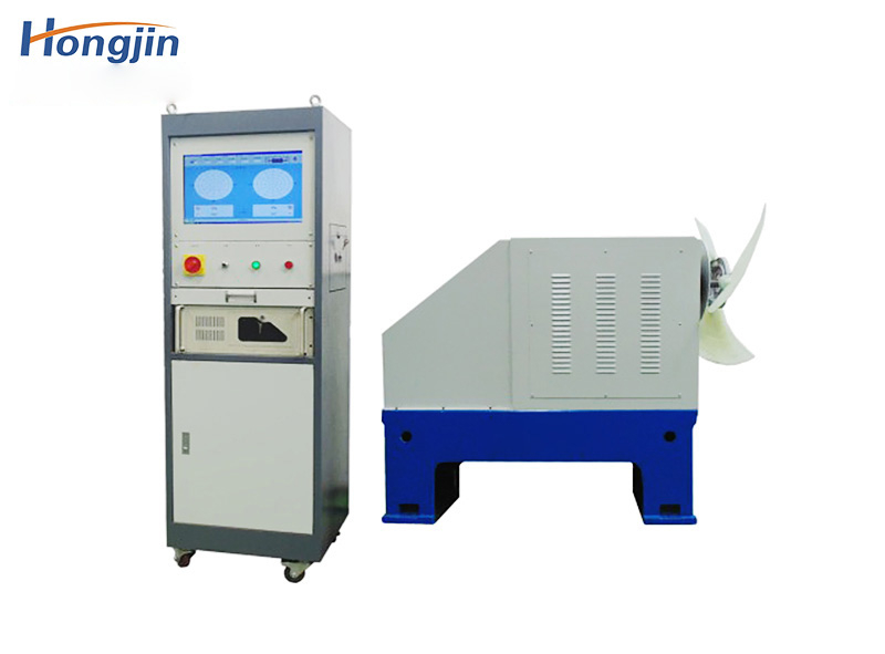 Axial flow blade balancing machine