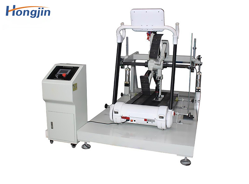 Treadmill mechanical foot testing machine