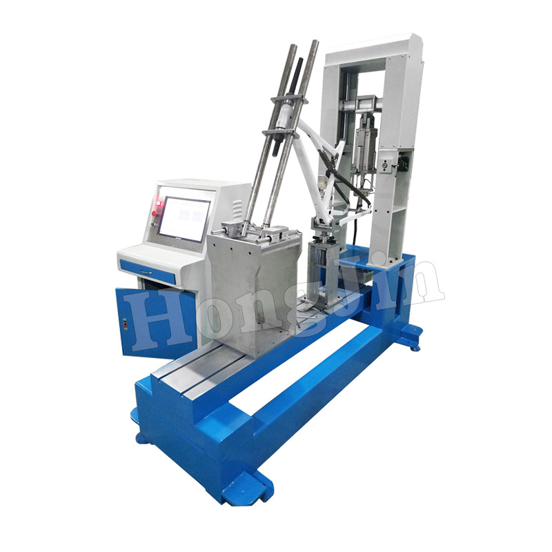 Frame rear triangle fatigue testing machine