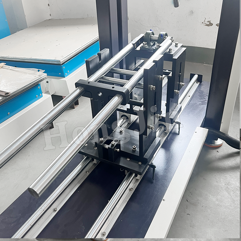 Bicycle frame horizontal and vertical fatigue testing machine