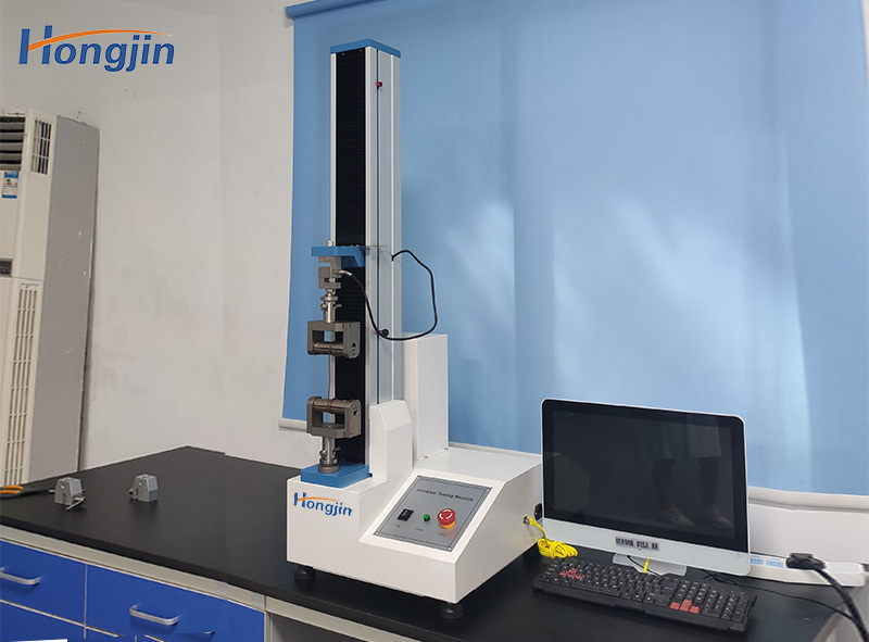 Single-column computerized tensile and compression testing machine