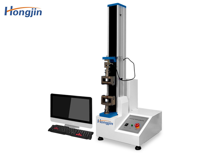 Single-column computerized tensile and compression testing machine