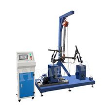 Bicycle frame vibration testing machine