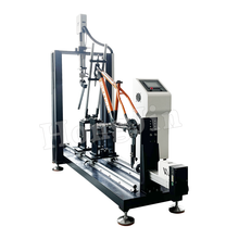 Bicycle frame horizontal and vertical fatigue testing machine