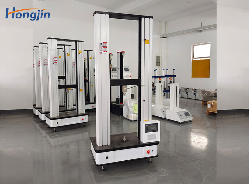 Double-column touch tension and compression testing machine