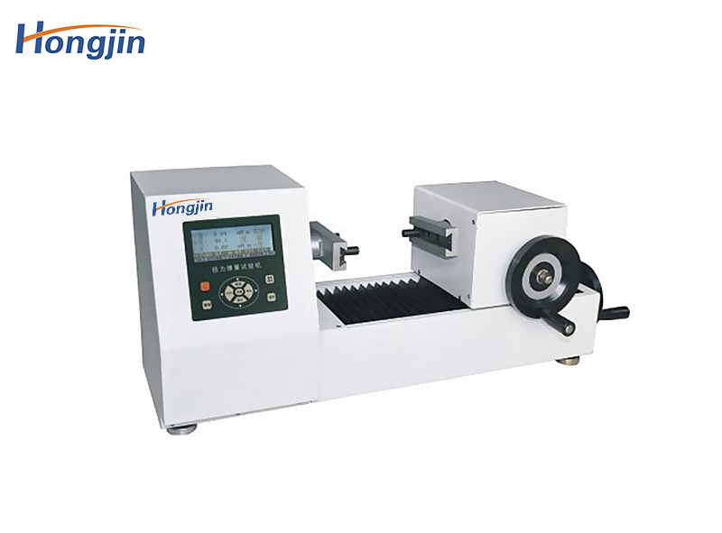 Horizontal digital display spring torsion testing machine