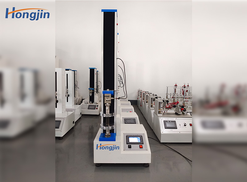 Single-column touch tension and compression testing machine